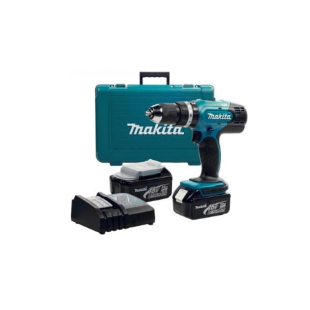 TRAPANO AVVITATORE+Percussione MAKITA 18V 42Nm + 3Ahx2