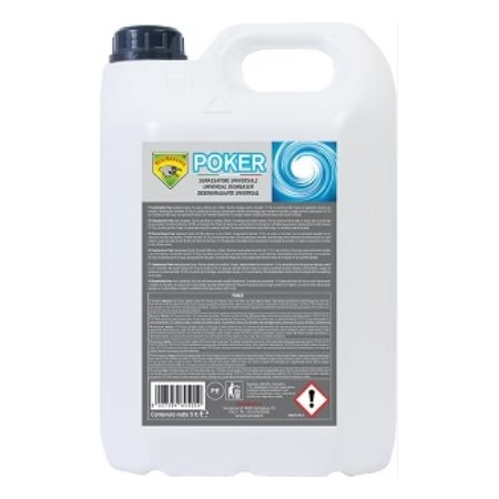 Sgrassante universale profumato Liquido POKER  - 5000ml. (5LT.)