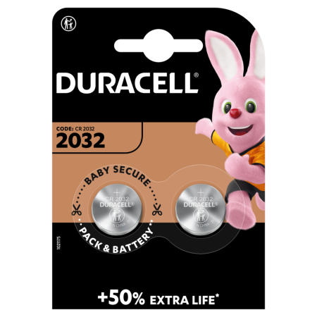 PILE DURACELL LITIO 3V - CR 2032 - confezione 2pz.