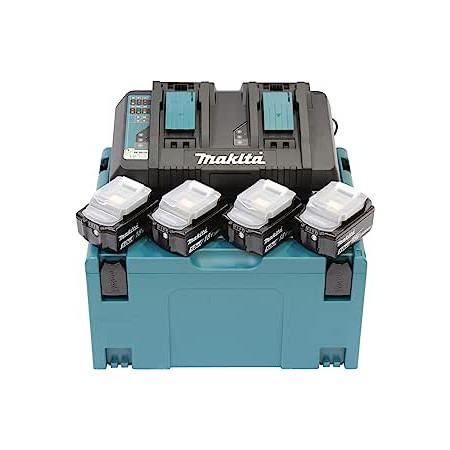 KIT ENERGY MAKITA 18V set da 4 Batterie BL18505Ah+caricabatteria rapido+valigetta