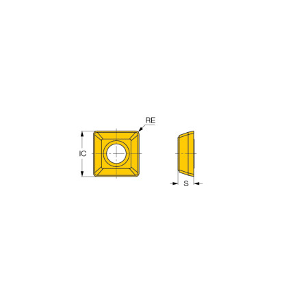 Inserti per Foratura ISCAR - SOMT 09T306-DT IC808