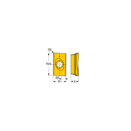 Inserti per Fresatura ISCAR - P290 ACCT 1806PDR-HL IC808