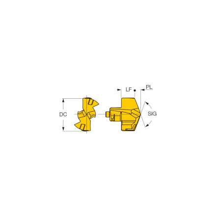 Cuspidi ISCAR - ICP 091-2M IC908 - ad esaurimento