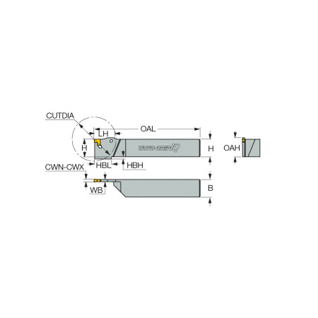 Utensile ISCAR - TGTR 2020-3-IQ