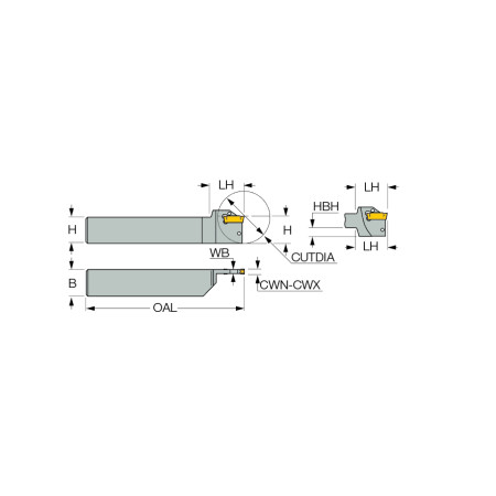 Utensile ISCAR - DGTR 2020-4