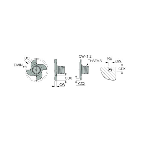 Testine Multimaster ISCAR - MM GRIT22K400-020-4T8 IC908
