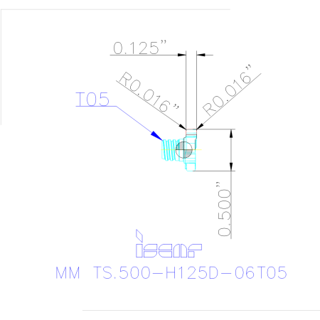 Testine Multimaster ISCAR - MM TS.500-H125D-06T05 IC328 - ad esaurimento
