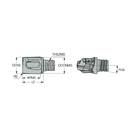 Testine Multimaster ISCAR - MM HC100C10R0.4-2T06 IC908