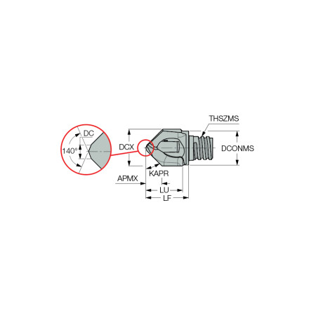 Testine Multimaster ISCAR - MM HCD080-090-2T05 IC908