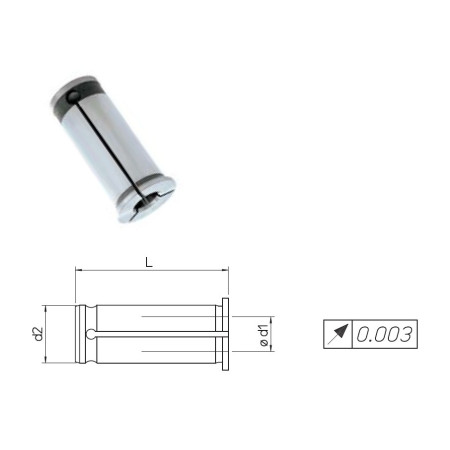 PINZA CILINDRICA D'Andrea RC 32.08