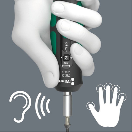 Wera 7515/7 Safe-Torque Speed 2–6 Nm | Set Giravite Dinamometrico 7 pz