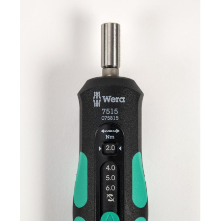 Giravite dinamometrico Wera 7515 Safe-Torque Speed 1/4" 2-6 Nm