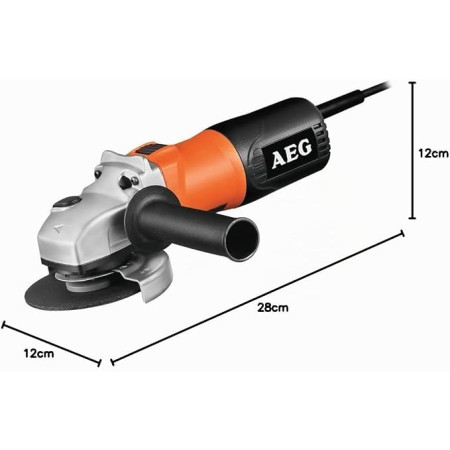 AEG WS 8-115 S Smerigliatrice Angolare 800W 115 mm – Levigatrice Flex Elettrica Professionale