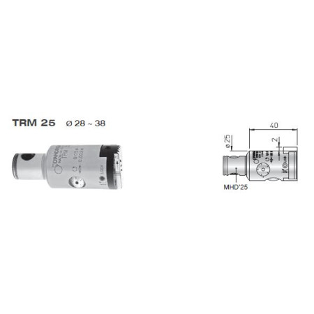 TESTINA MICROMETRICA D'Andrea TRM 25/25 MHD'25