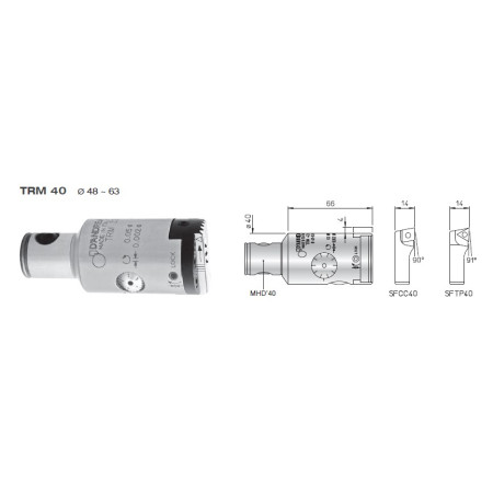 TESTINA MICROMETRICA D'Andrea TRM 40/40 MHD'40