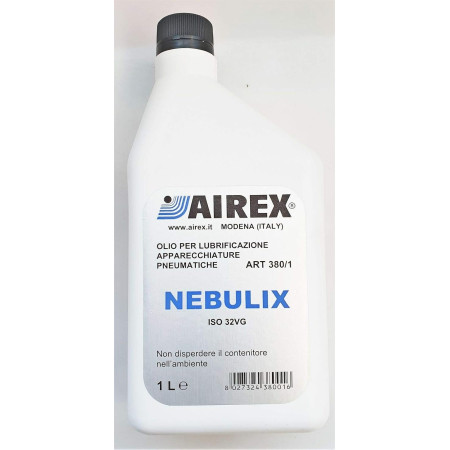 OLIO PER LUBRIFICAZIONE APPARECCHIATURE PNEUMATICHE NEBULIX ISO 32VG AIREX