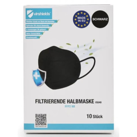 MASCHERINA FILTRANTE FFP2 - NERA - conf. 10pz.